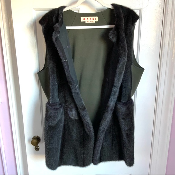 Marni Mink Vest - Picture 5 of 11